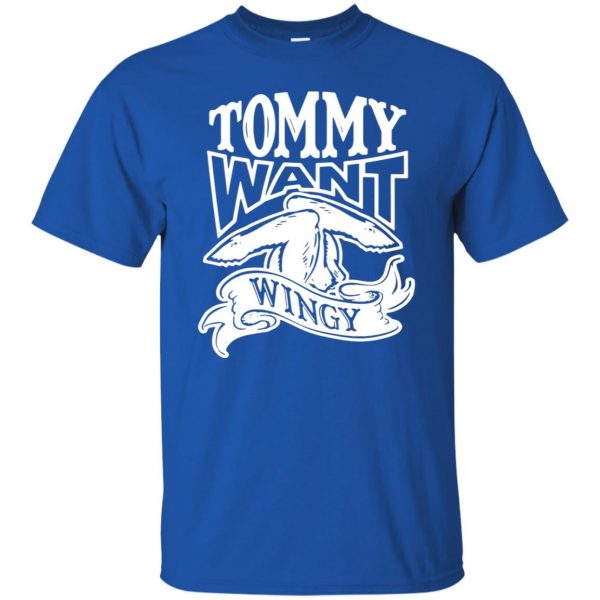 tommy want wingy t shirt - royal blue