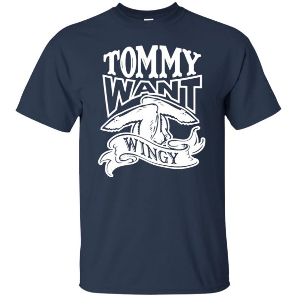 tommy want wingy t shirt - navy blue