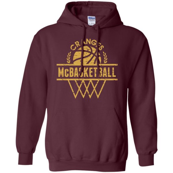 cranges mcbasketball hoodie - maroon