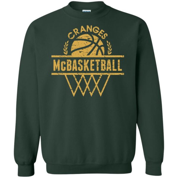 cranges mcbasketball sweatshirt - forest green