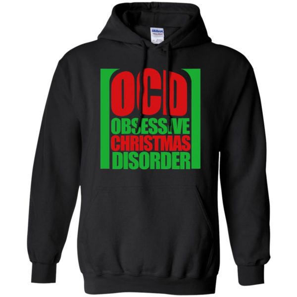 obsessive christmas disorder hoodie - black