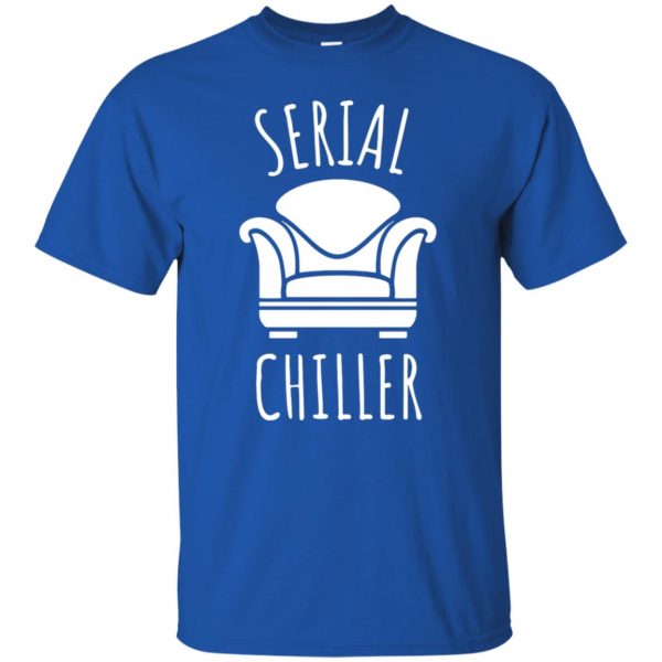 serial chiller t shirt - royal blue
