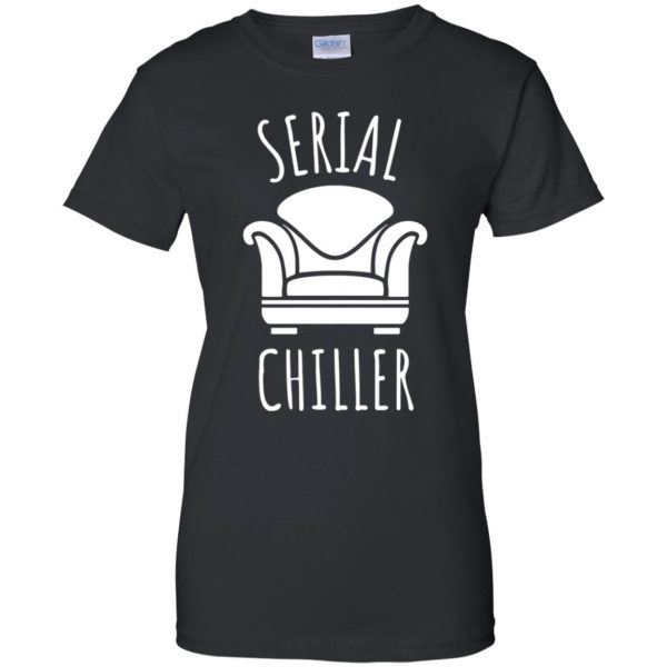 serial chiller womens t shirt - lady t shirt - black