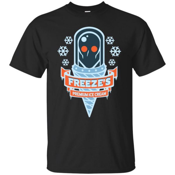 mr freeze shirt - black