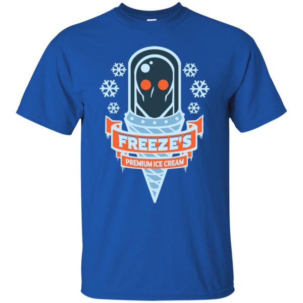mr freeze t shirt - royal blue