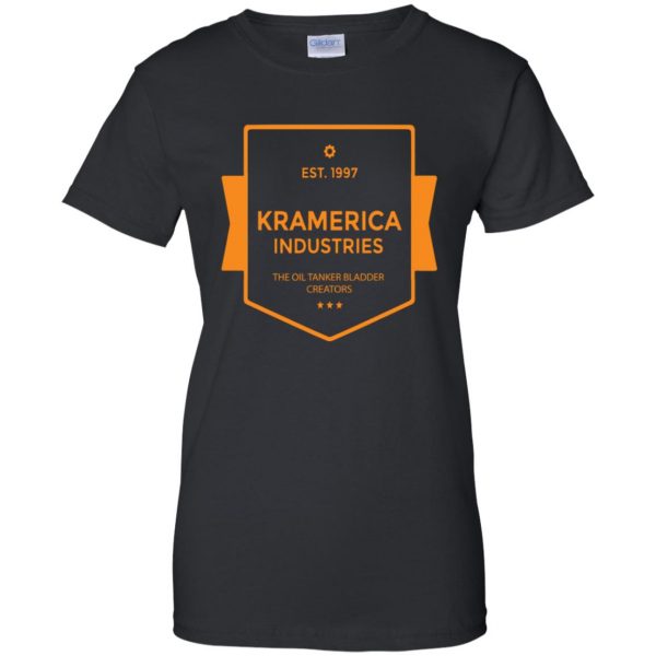 kramerica industries womens t shirt - lady t shirt - black