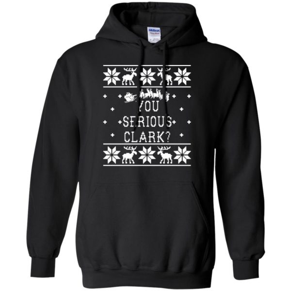 you serious clark hoodie - black