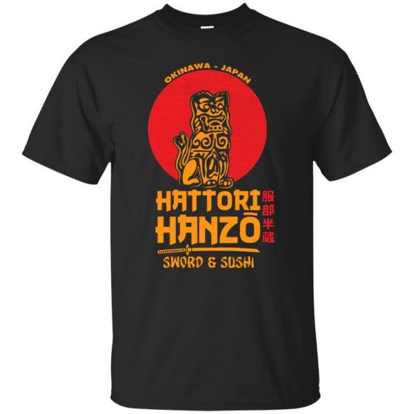 hattori hanzo t shirt - black