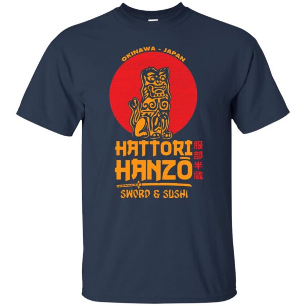 hattori hanzo t shirt - navy blue