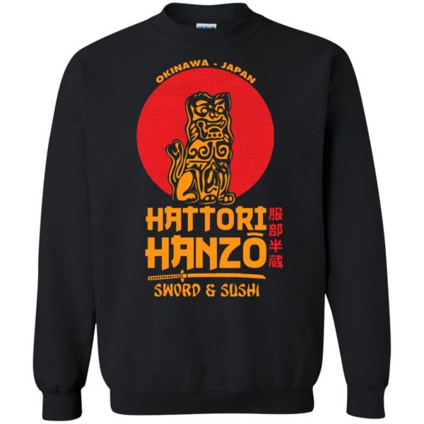 hattori hanzo sweatshirt - black