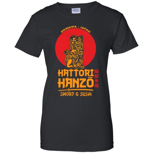 hattori hanzo womens t shirt - lady t shirt - black