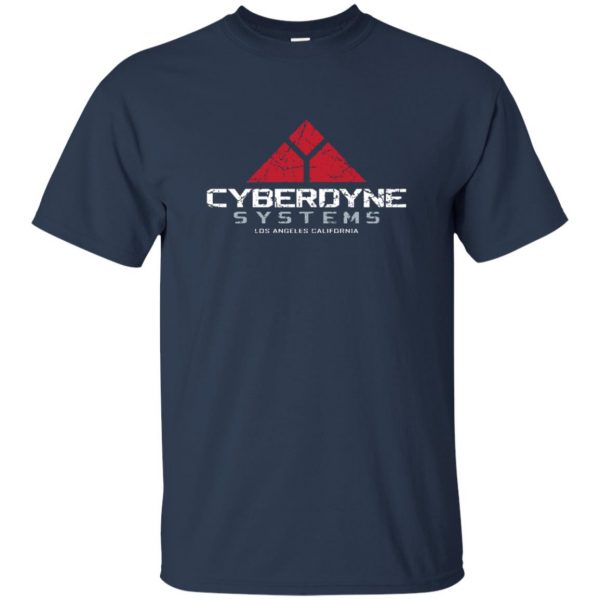 cyberdyne systems t shirt - navy blue