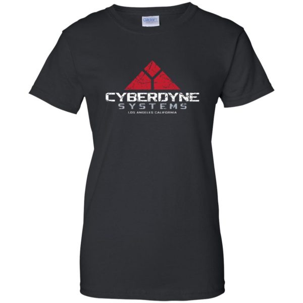 cyberdyne systems womens t shirt - lady t shirt - black