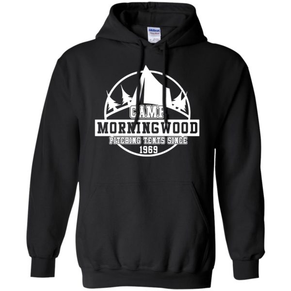 morning wood hoodie - black