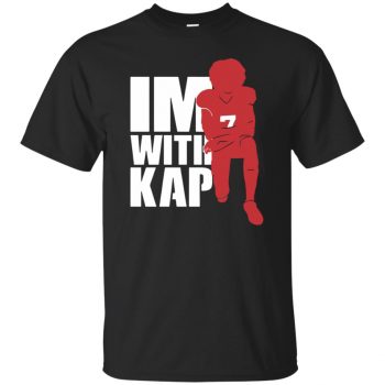 i'm with kap t shirt - black