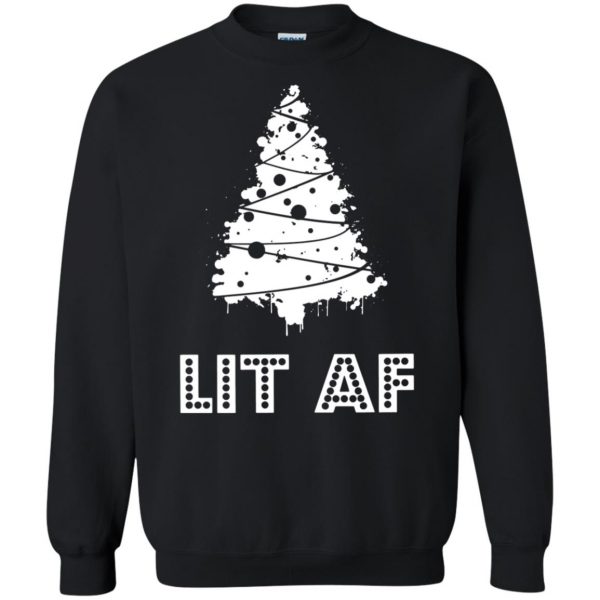 lit af sweatshirt - black