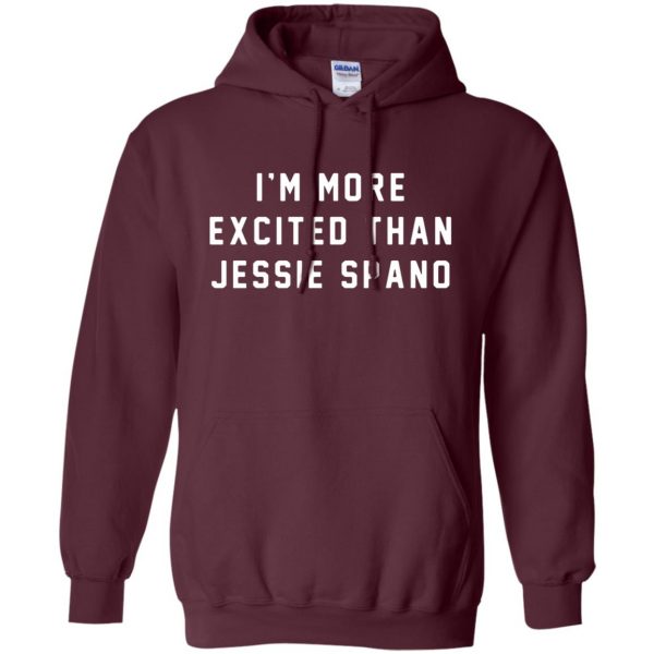 jessie spano hoodie - maroon