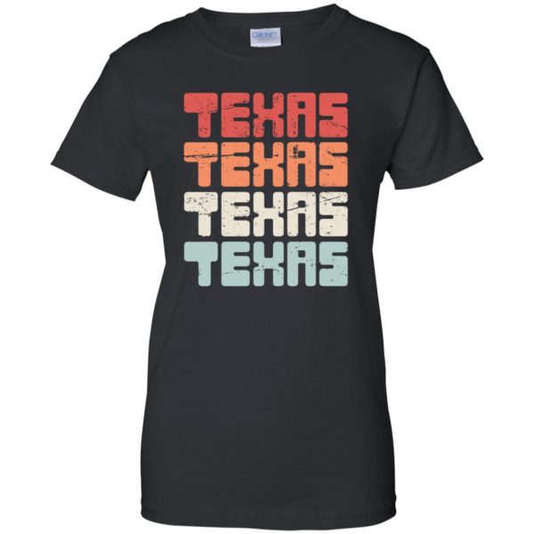vintage texas womens t shirt - lady t shirt - black