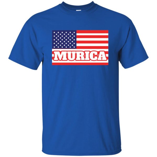 murica t shirt - royal blue