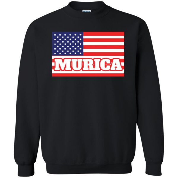 murica sweatshirt - black