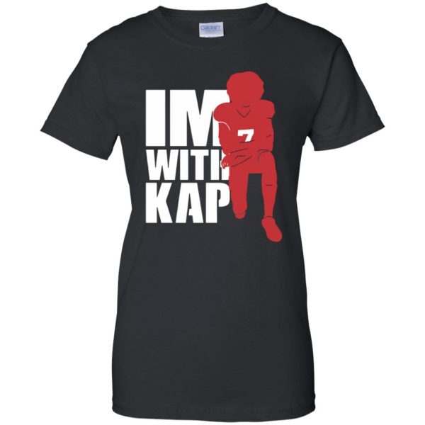 i'm with kap womens t shirt - lady t shirt - black