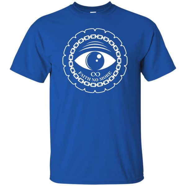 occult t shirt - royal blue