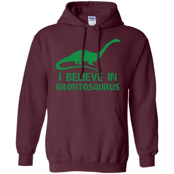 brontosaurus hoodie - maroon