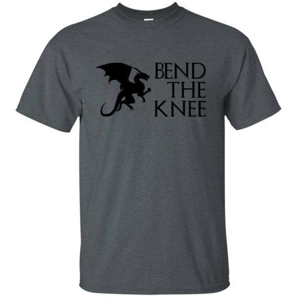 bend the knee t shirt - dark heather