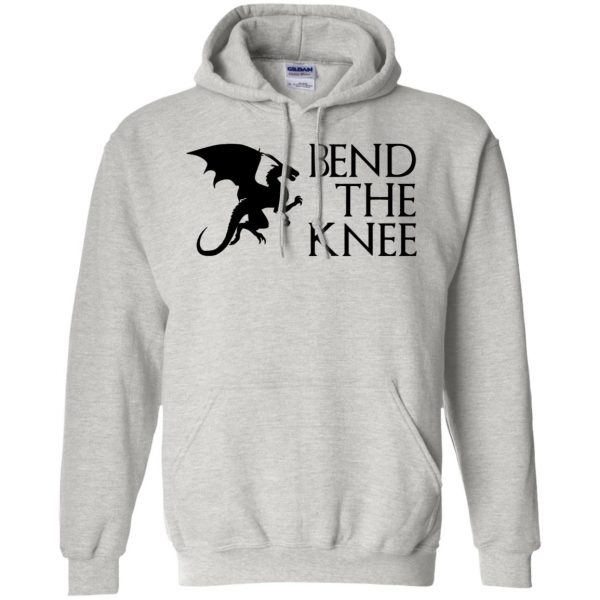 bend the knee hoodie - ash