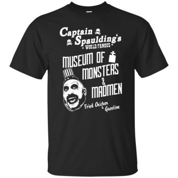captain spaulding shirts - black