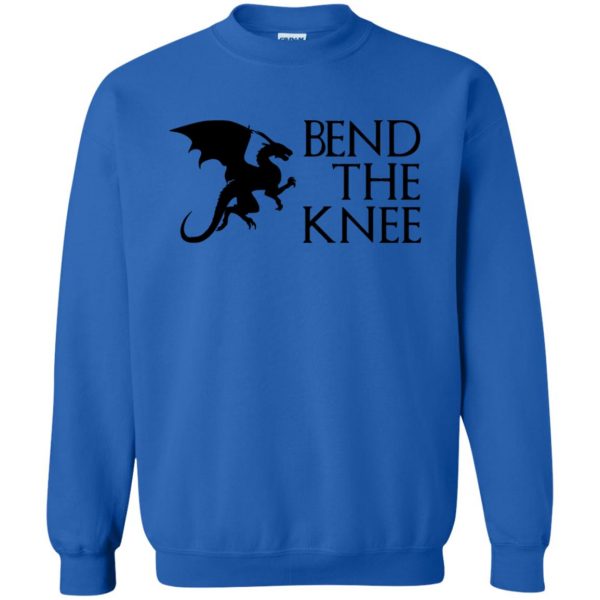 bend the knee sweatshirt - royal blue
