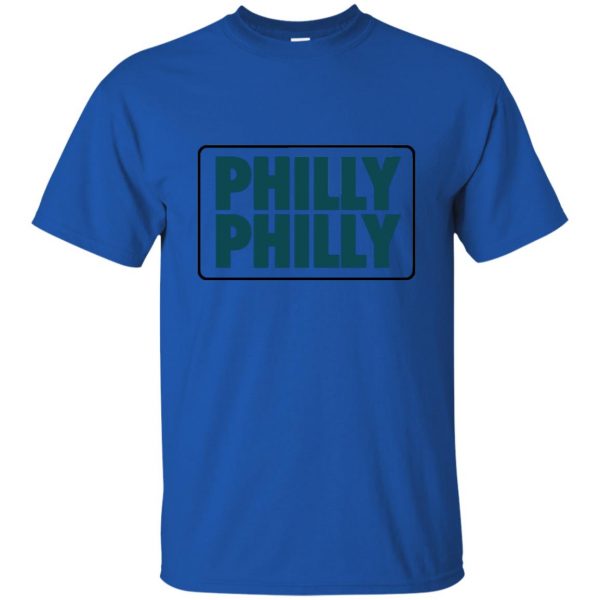 philly philly t shirt - royal blue