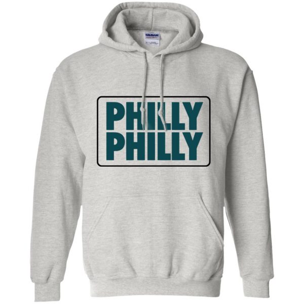 philly philly hoodie - ash