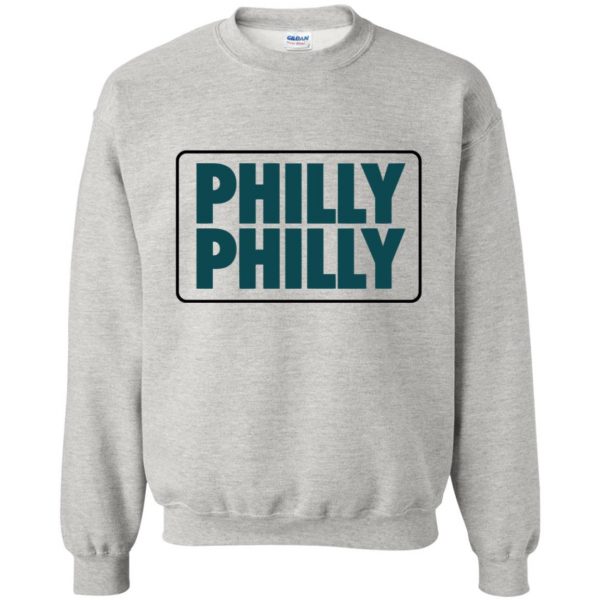 philly philly sweatshirt - ash