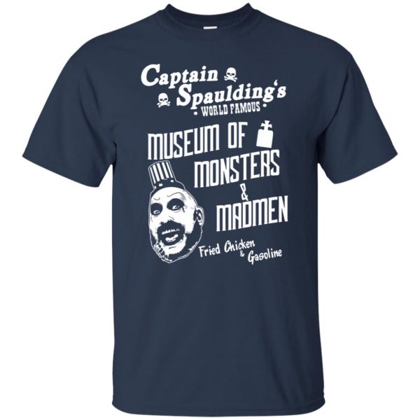 captain spauldings t shirt - navy blue