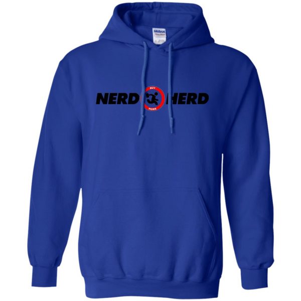 nerd herd hoodie - royal blue