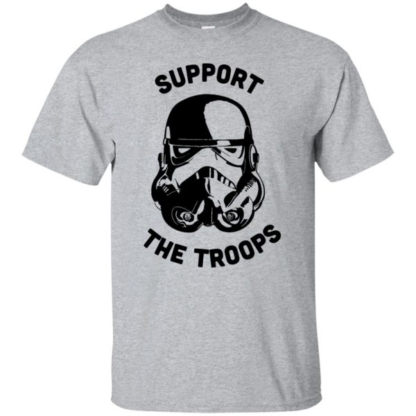 support the troops shirt - sport grey