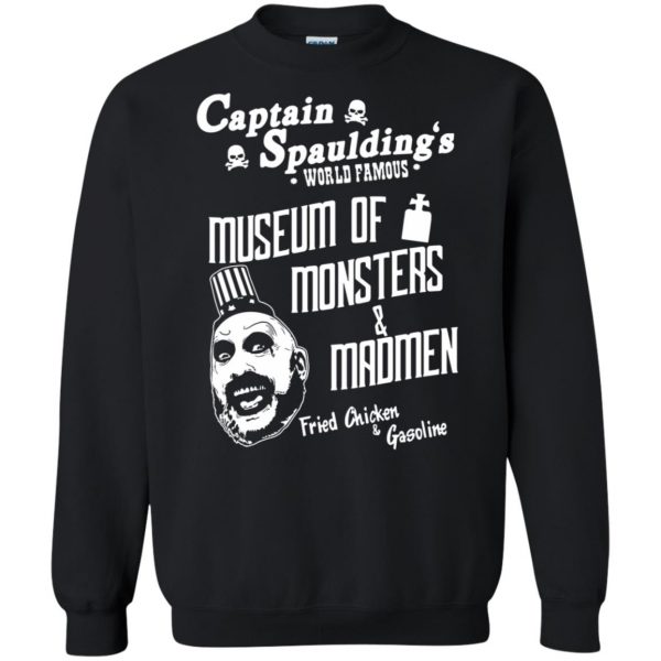 captain spauldings sweatshirt - black