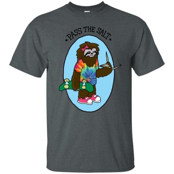 stoner sloth t shirt - dark heather
