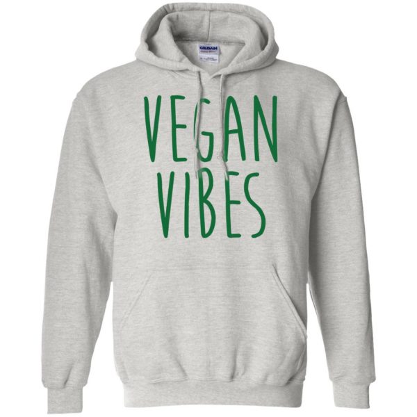 vegan vibes hoodie - ash