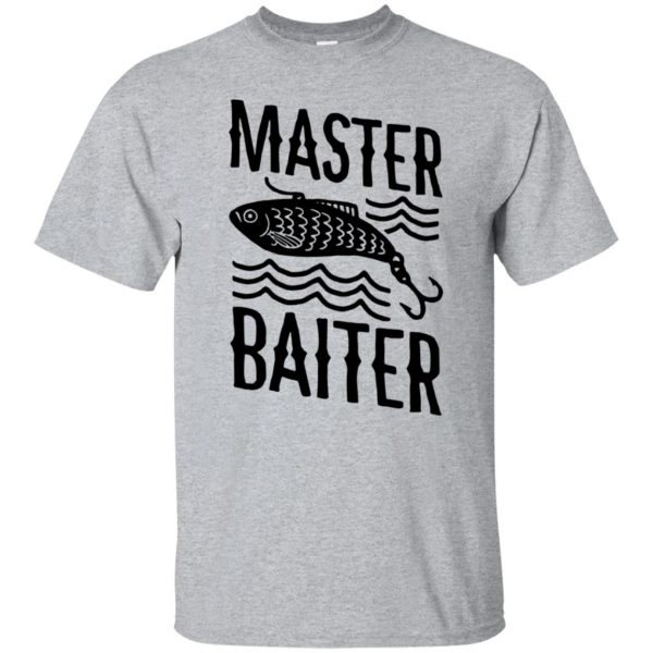 master baiter t shirt - sport grey