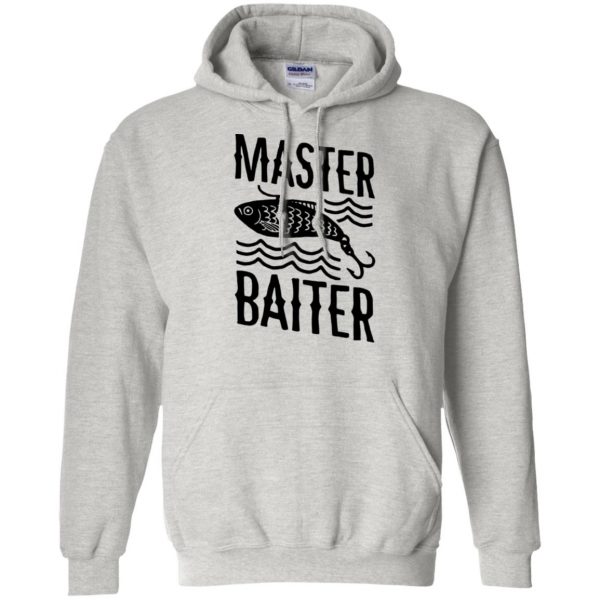 master baiter hoodie - ash