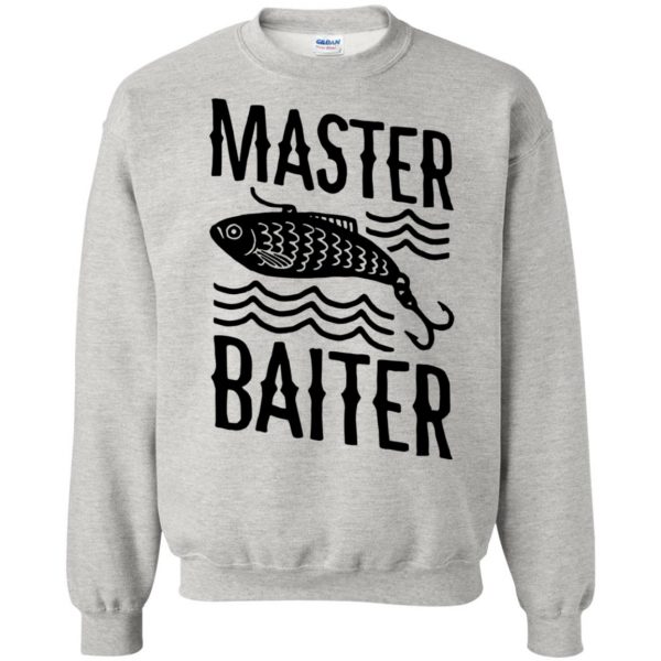 master baiter sweatshirt - ash