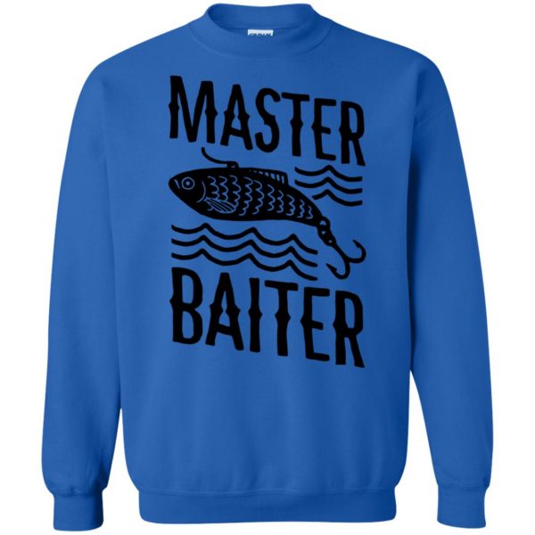 master baiter sweatshirt - royal blue