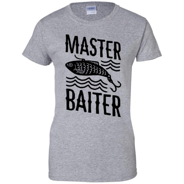 master baiter womens t shirt - lady t shirt - sport grey