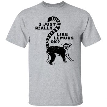 lemur tshirt - sport grey