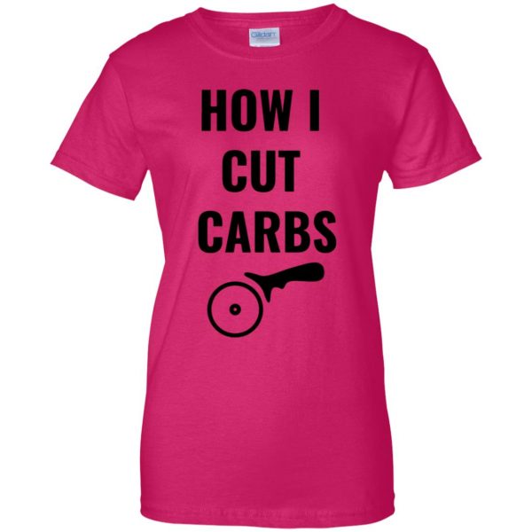carbs womens t shirt - lady t shirt - pink heliconia