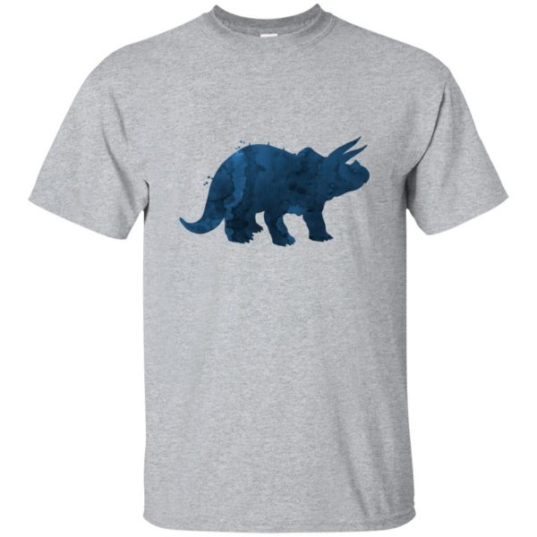 triceratops t shirt - sport grey