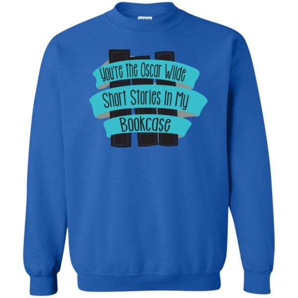 oscar wilde sweatshirt - royal blue