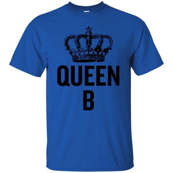 queen b t shirt - royal blue